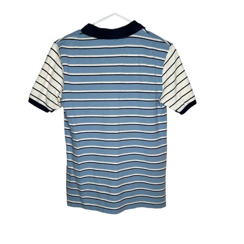 Polo Ralph Lauren Blue Striped Crest Big Pony Sz boys L (14/16) - Picture 7 of 7